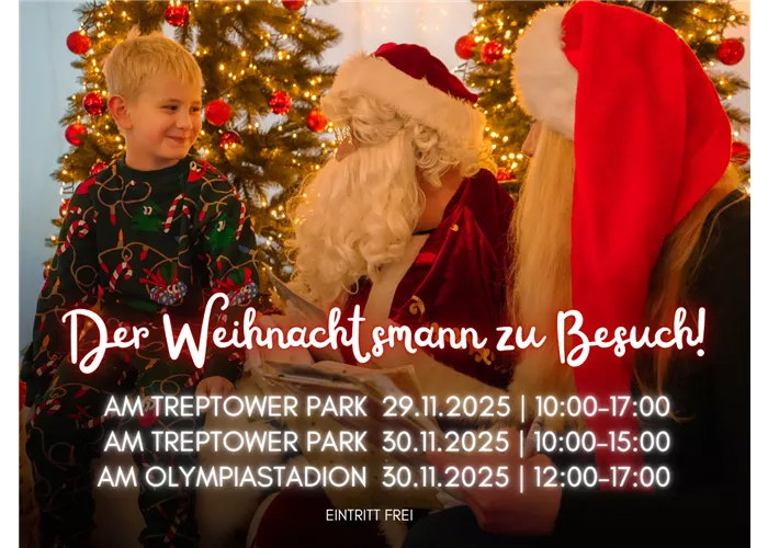 🎅 29. & 30. November - Der Weihnachtsmann zu Besuch im Winter Wunderland