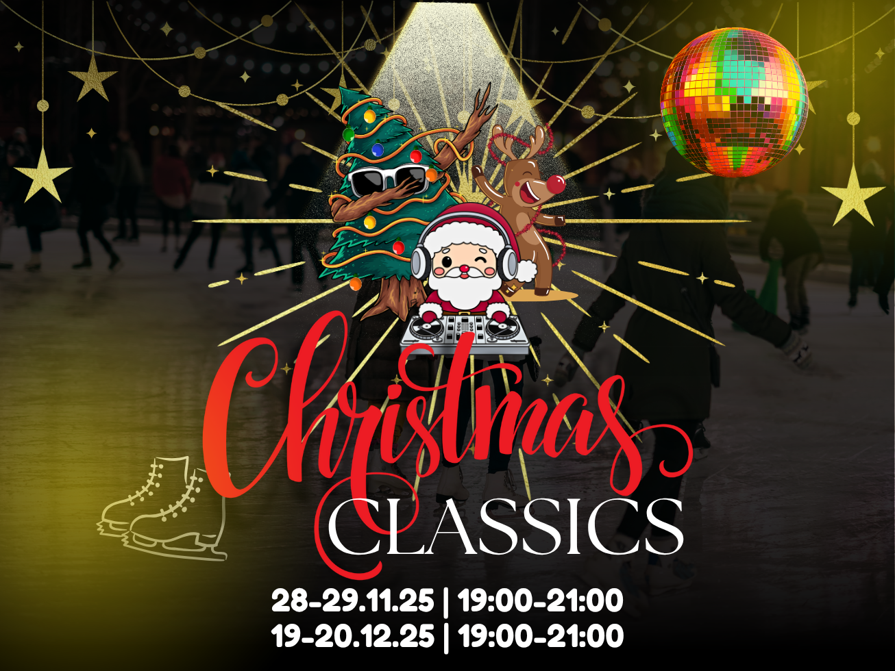 🎼 28. & 29. November 2025 und 19. & 20. Dezember 2025 - Christmas Classics on Ice – Weihnachtszauber auf dem Eis