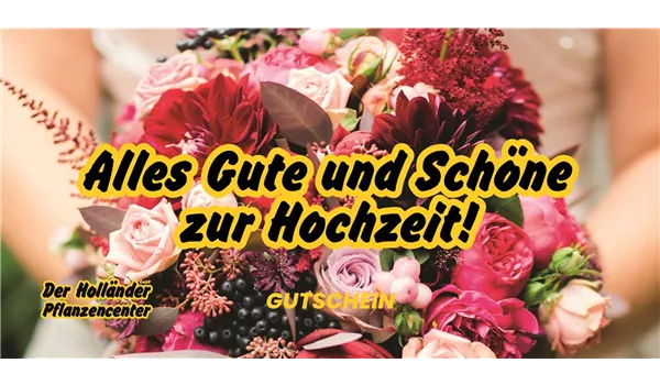 Geschenkgutschein "Hochzeitsglück"