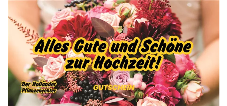 Geschenkgutschein "Hochzeitsglück"