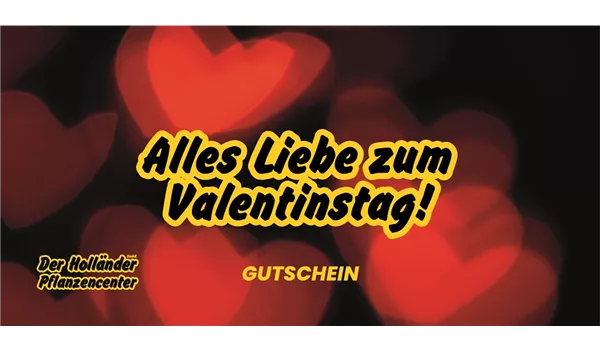 Geschenkgutschein "Zum Valentinstag"