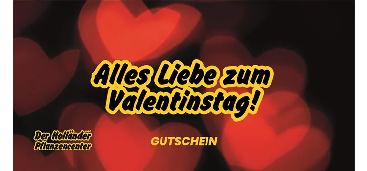Geschenkgutschein "Zum Valentinstag"